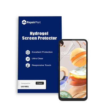 LG K61 Compatible Premium Hydrogel Screen Protector With Full Coverage Ultra HD